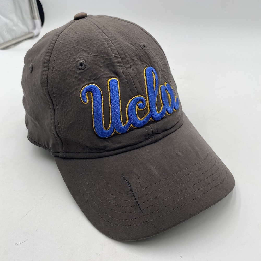 UCLA Bruins Hat Champion Flex Fitted Large XLarge Distressed Grunge Gray Cleaned